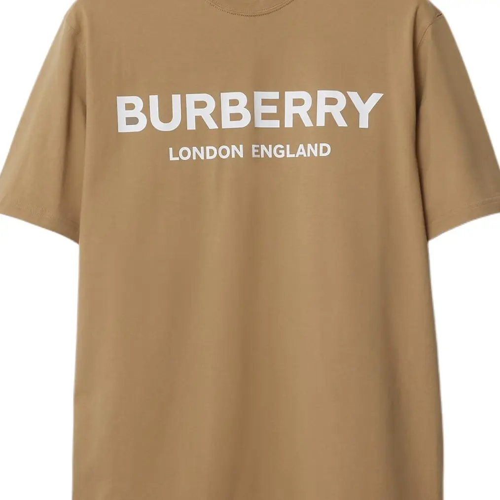 Футболка Burberry мужская бежевая — фото 4
