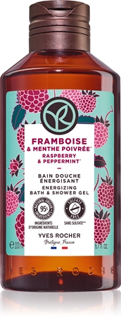 

Гель для душа Yves Rocher Bain de Nature, Raspberry & Mint 200 ml