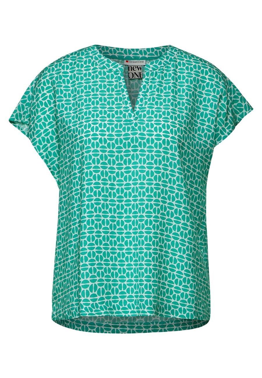 

Блузка с коротким рукавом STREET ONE Blouse, аква