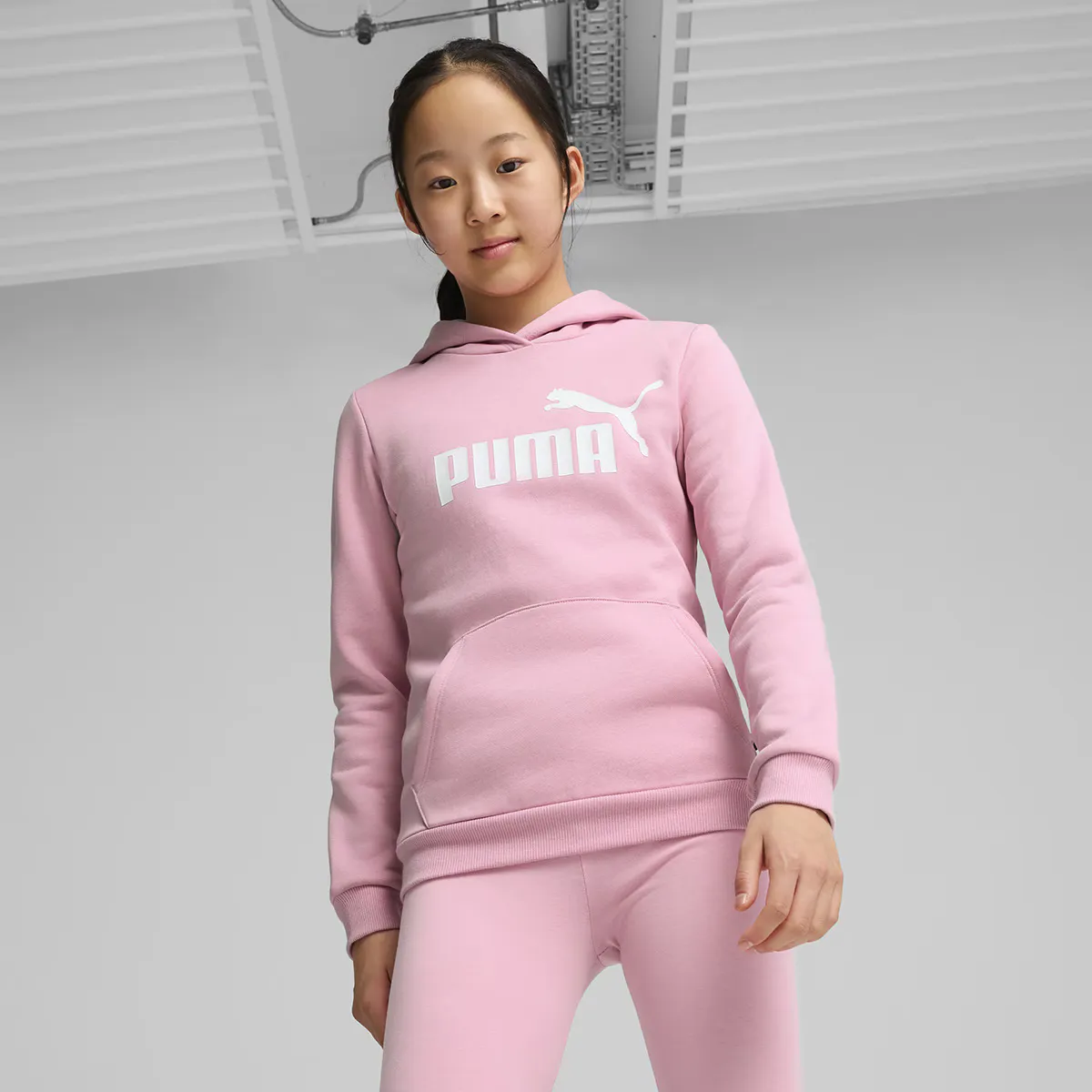 

Толстовка для девочки ESS Logo Hoodie FL G Puma, цвет Rosa