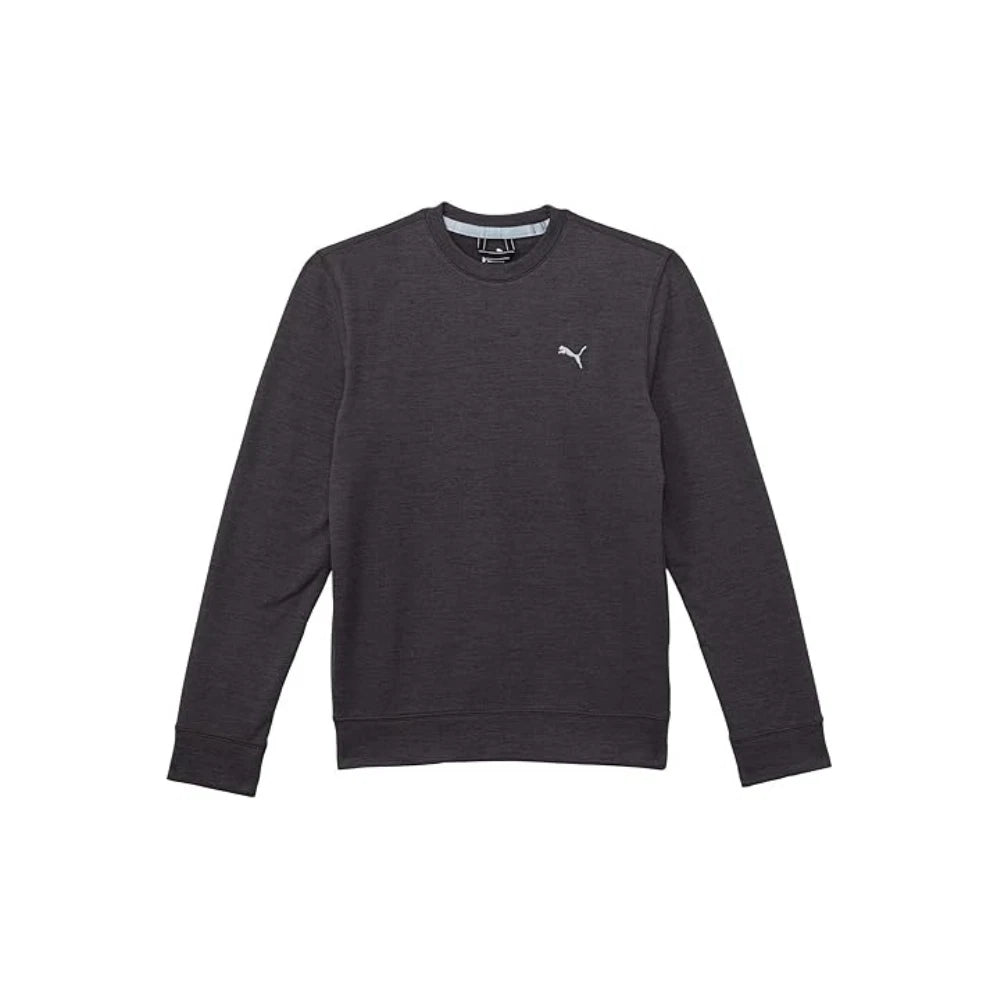 

Детская толстовка PUMA, черная, с эластичным круглым вырезом и длинными рукавами, для гольфа, RED520