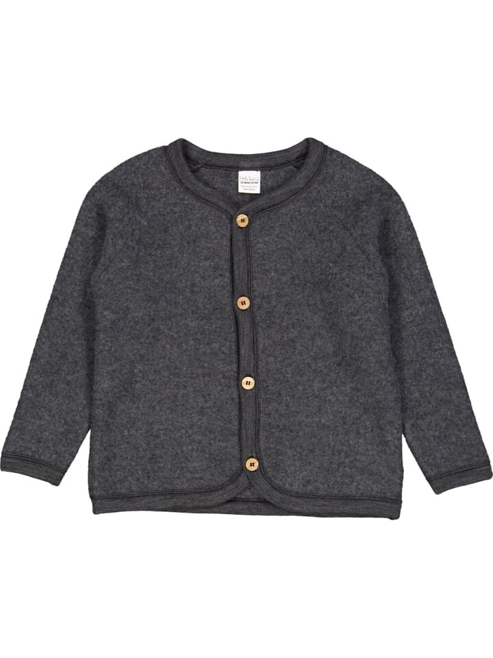 

Флисовая куртка Fred´s World by GREEN COTTON aus Merinowolle, цвет dark grey melange