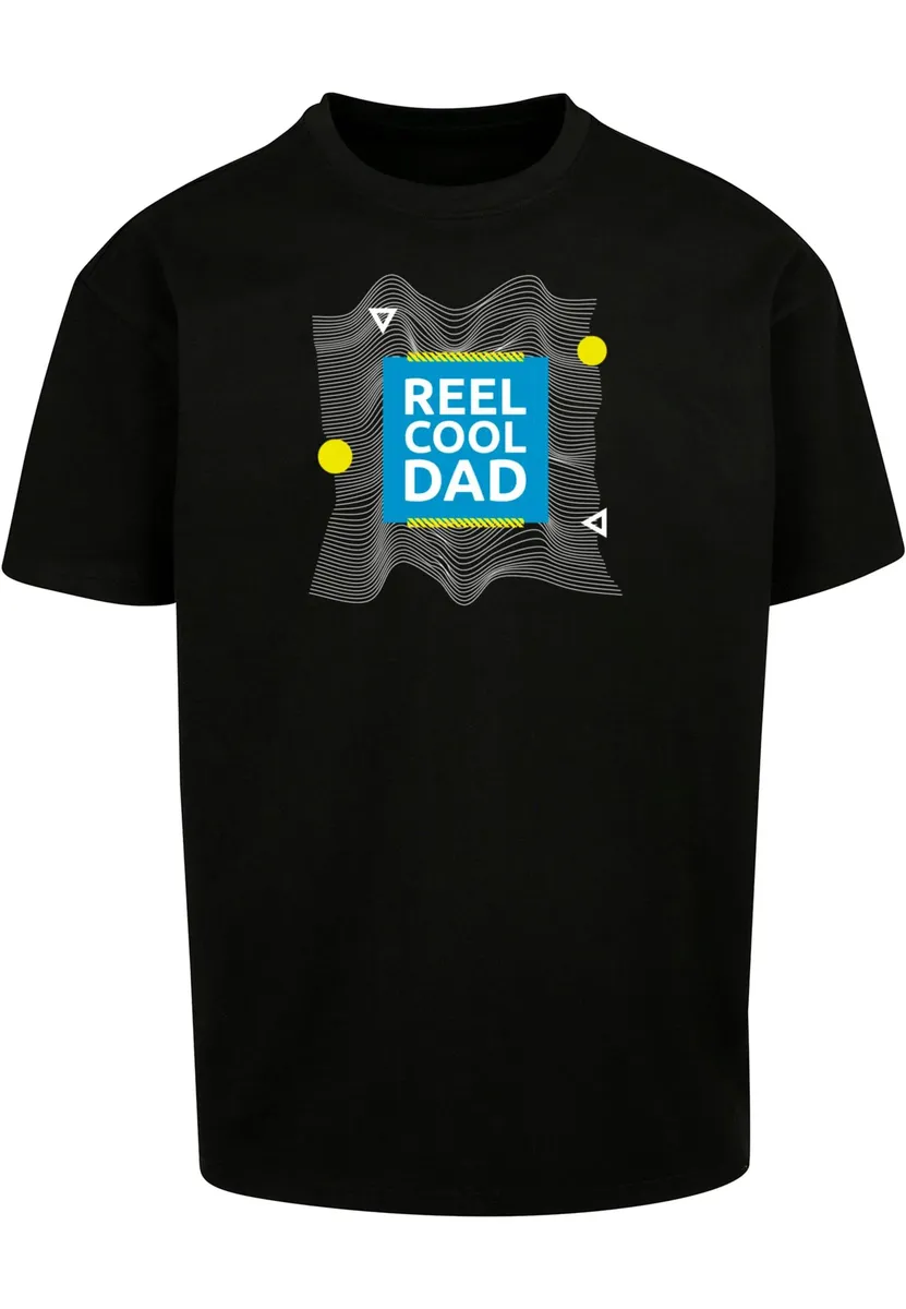 

Футболка Merchcode " Merchcode Men's Fathers Day - Футболка Reel Cool Dad Heavy Oversize", черный