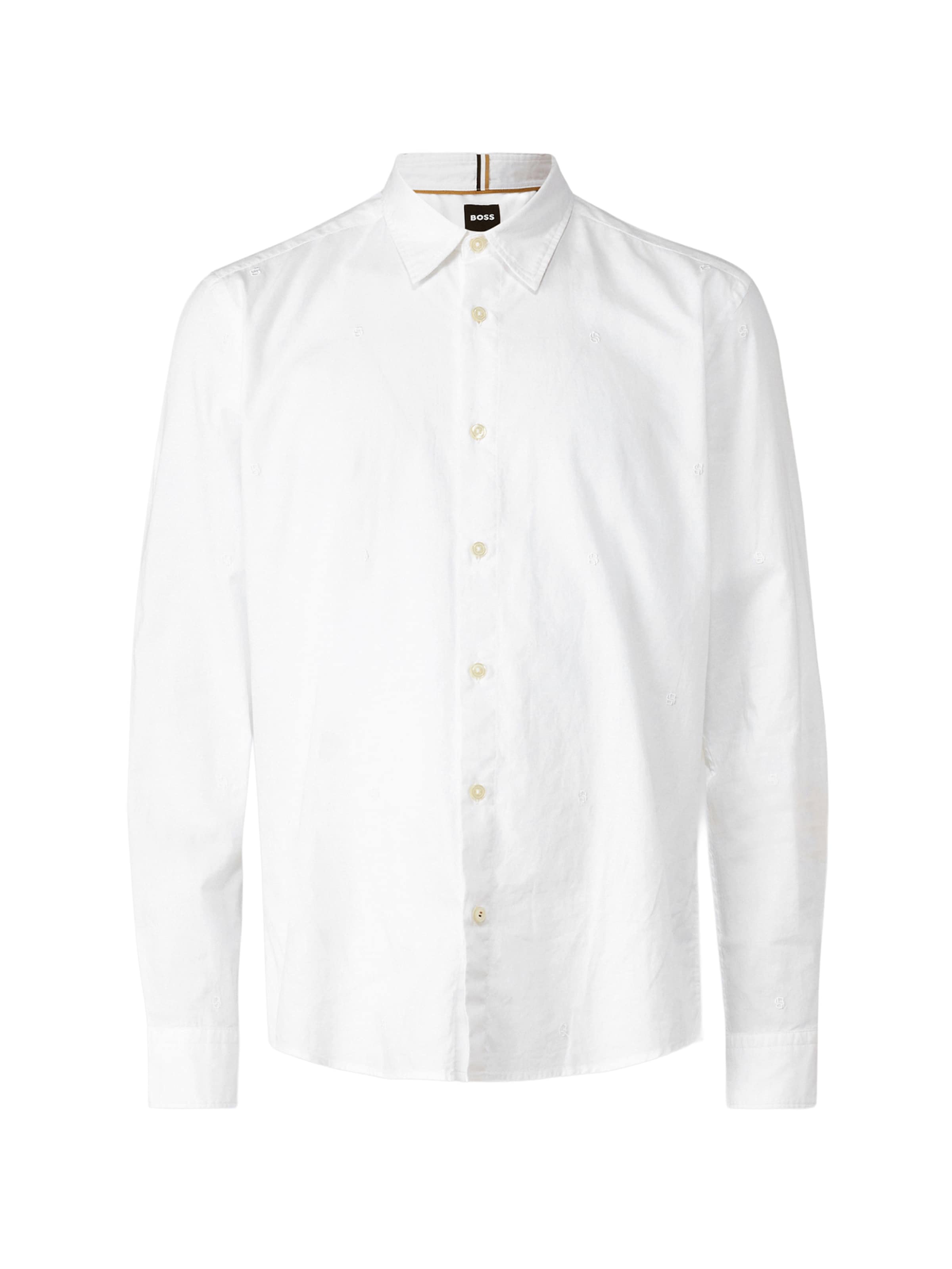 

BOSS Рубашка 'C-LIAM' Slim fit на пуговицах, белая
