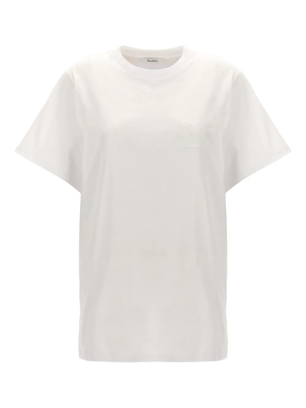 

Футболка с вышивкой MAX MARA, белый
