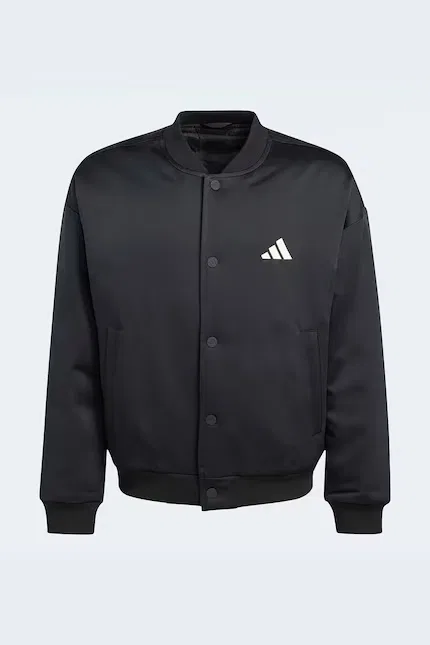 Куртка бомбер детская Adidas, черный — фото 2
