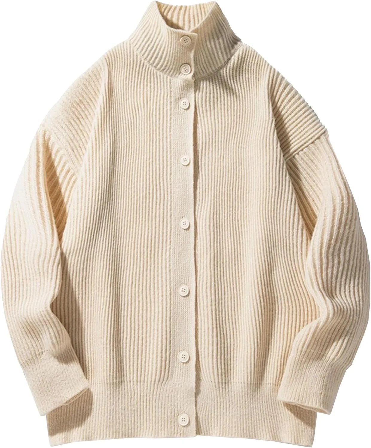 

Винтажный кардиган с высоким воротником