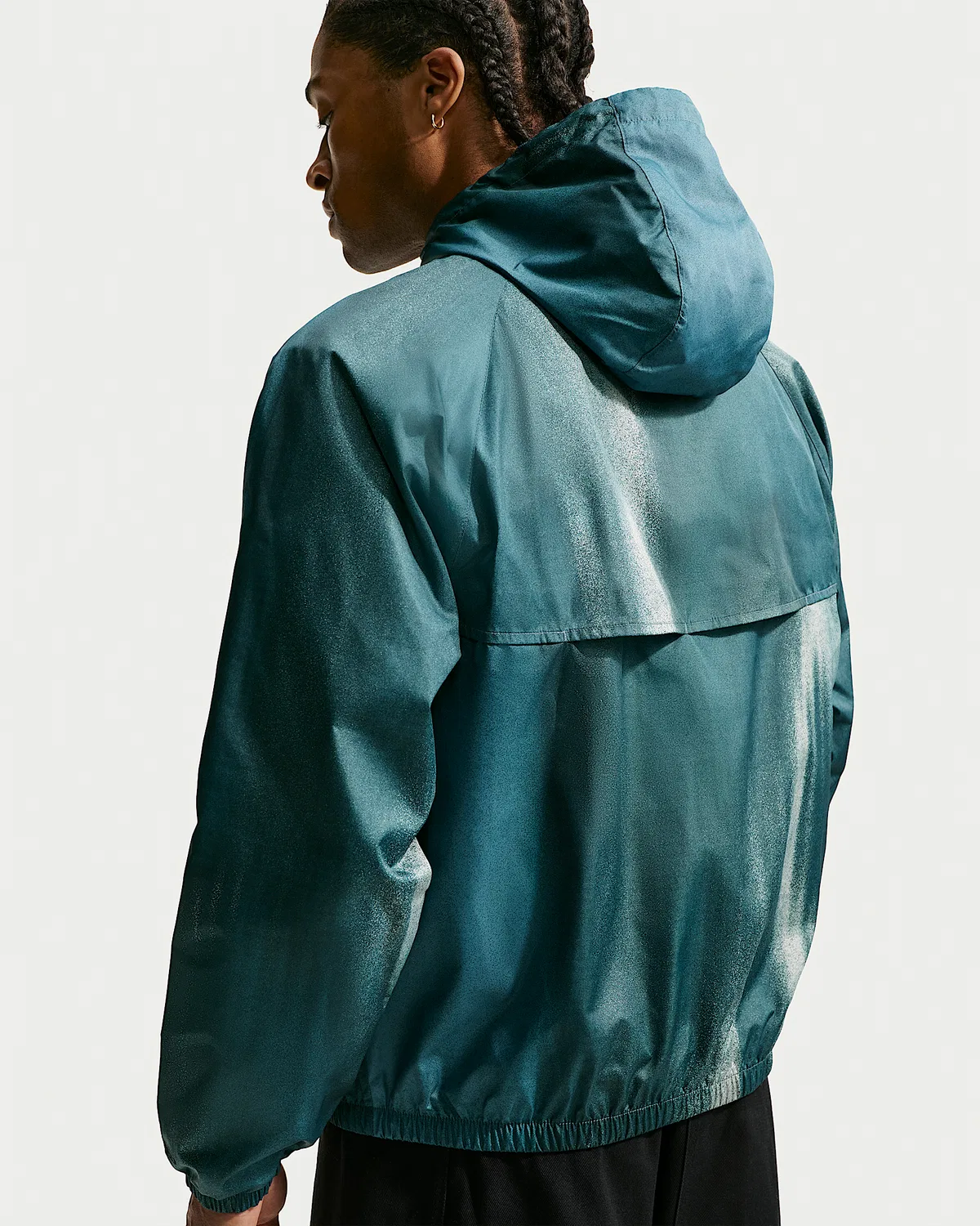 Мужская утепленная куртка Nike Windrunner "Sunset", Mineral Slate/White — фото 2