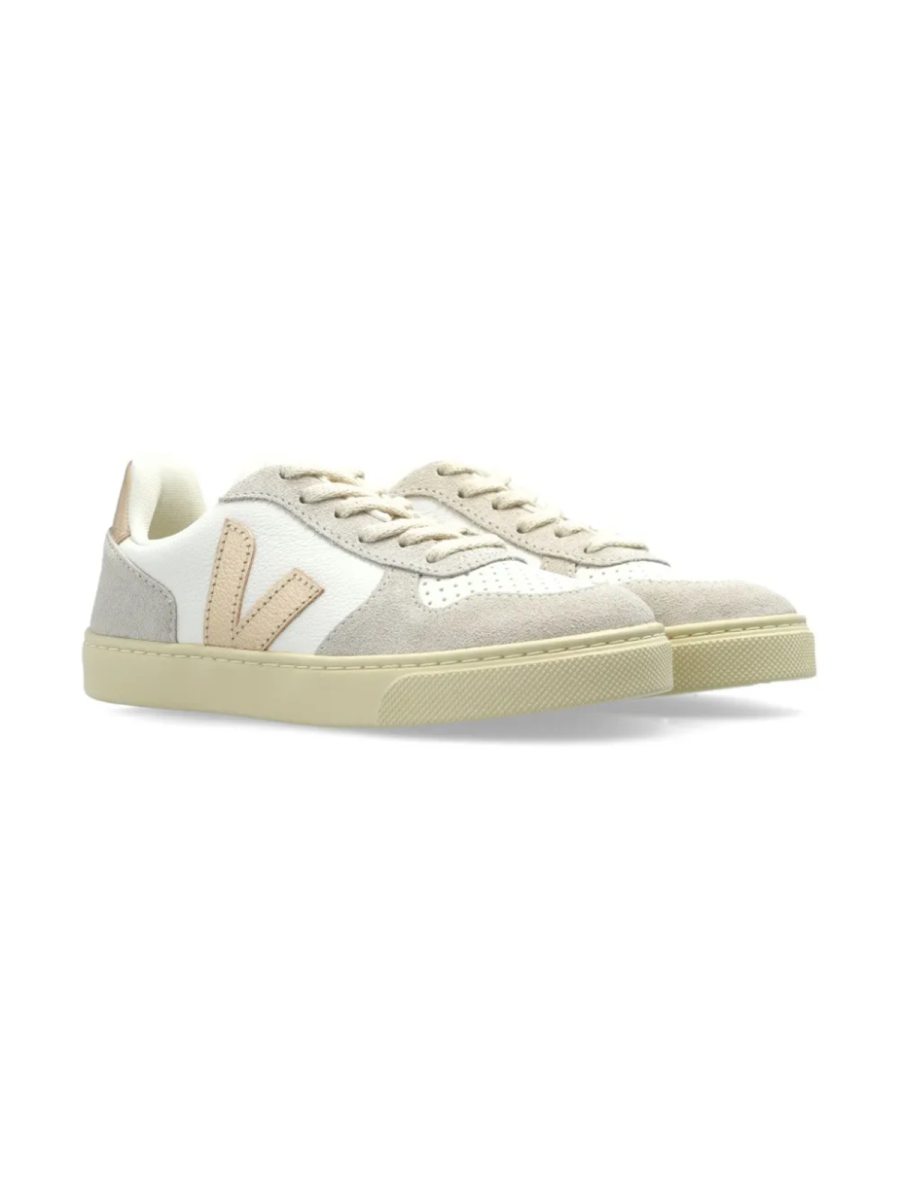 

Кроссовки с нашивкой-логотипом VEJA Kids, белый
