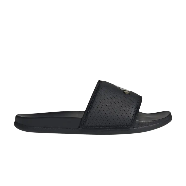 

Сандалии adidas Adilette Comfort Slide 'Black Gold Metallic', черный