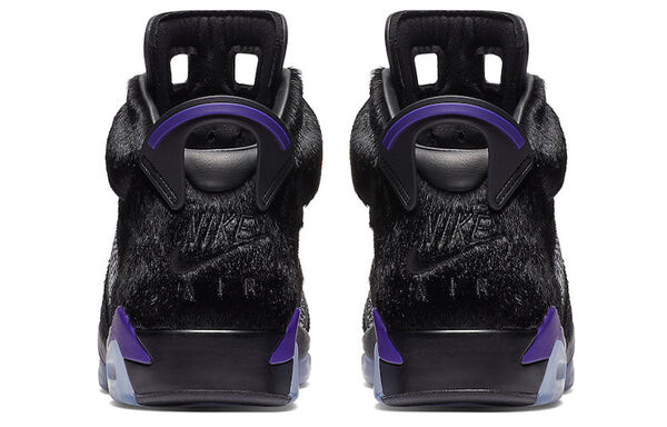 Кроссовки 6 ретро x социальный статус Air Jordan, черный — фото 4