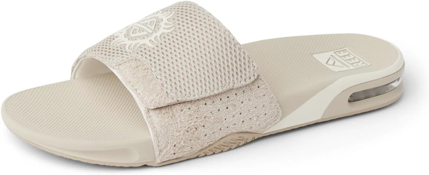 Мужские сандалии REEF Fanning Slide с открывалкой для бутылок, поддержкой свода стопы, прочной подошвой, водостойкие