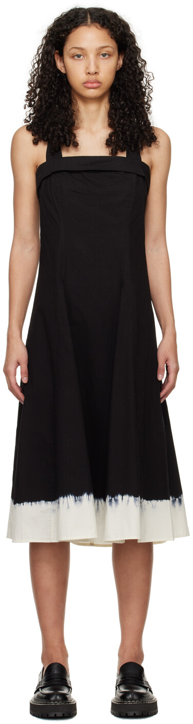 

Черное платье миди White Label Edie Proenza Schouler, Черный, Черное платье миди White Label Edie Proenza Schouler