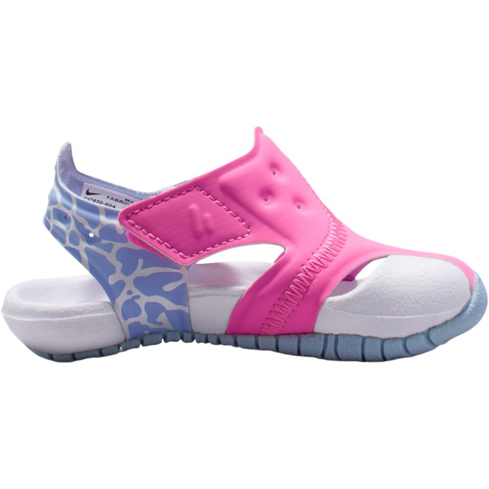 Jordan Flare Low top Toddler Shoes Pink Blue White Infant And Toddler — фото 3
