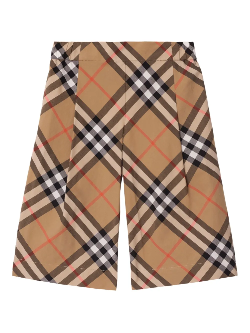 

Брюки в клетку BURBERRY KIDS, коричневый