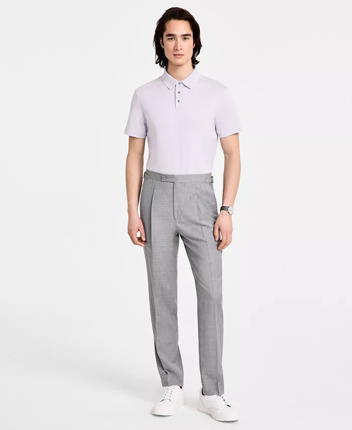 

Мужские узкие шерстяные брюки Calvin Klein, серый