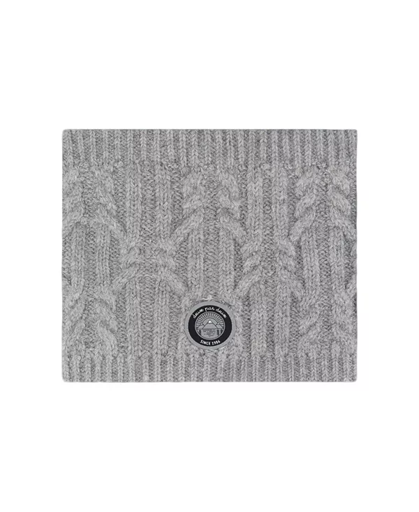 

Универсальный зимний шарф-воротник на подкладке - для малышей и взрослых. Deux Par Deux, серый