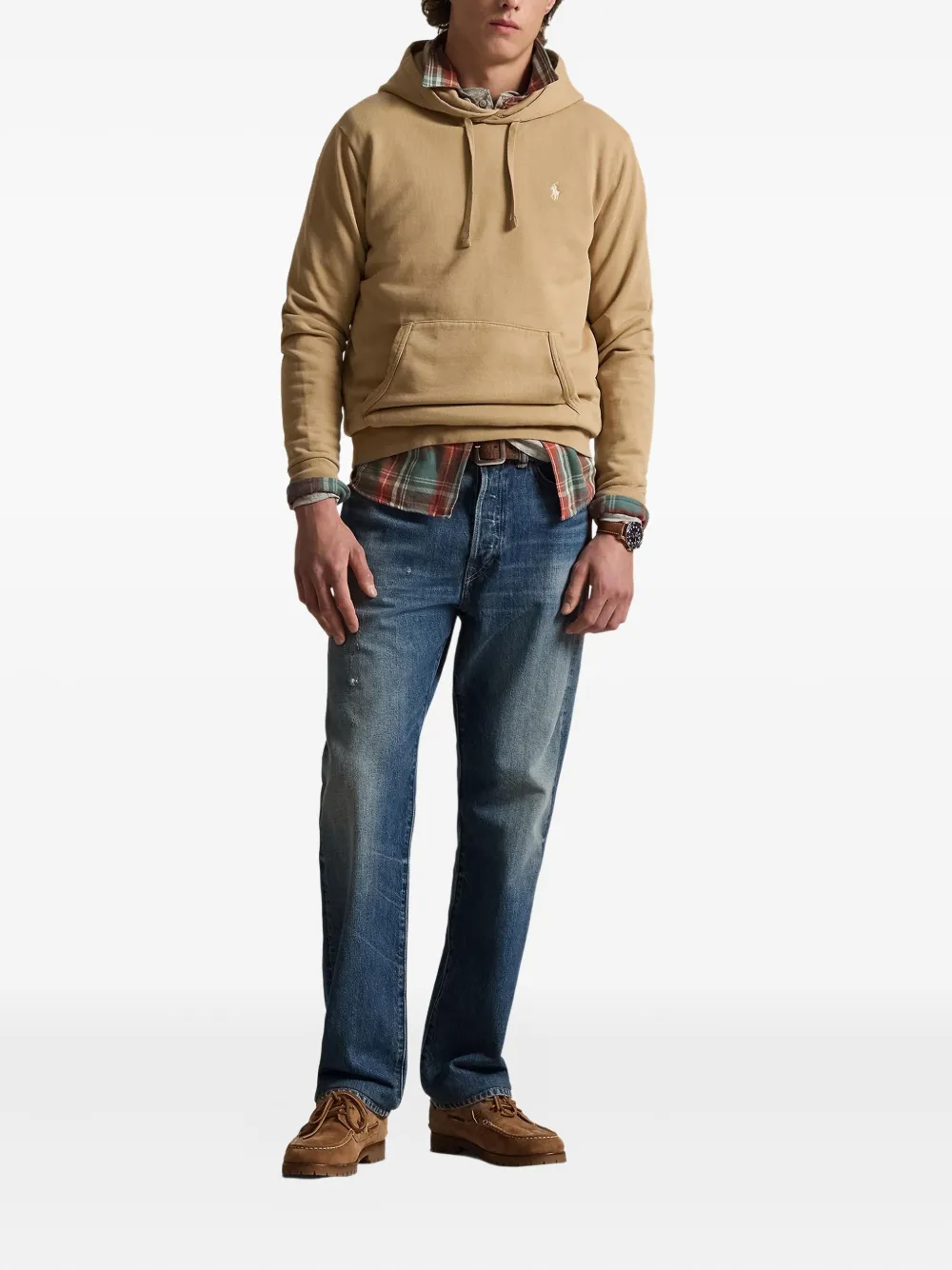 Худи с длинными рукавами Polo Ralph Lauren, коричневый — фото 2