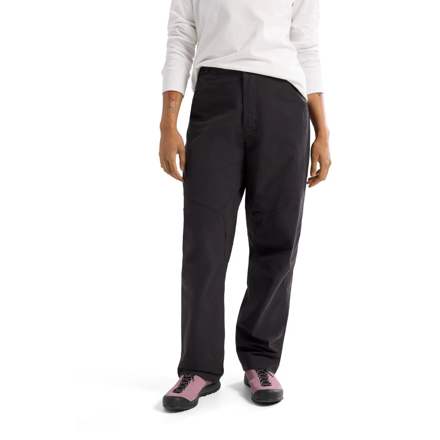 

Хлопковые брюки-клеш Clarkia женские Arc'teryx, Black