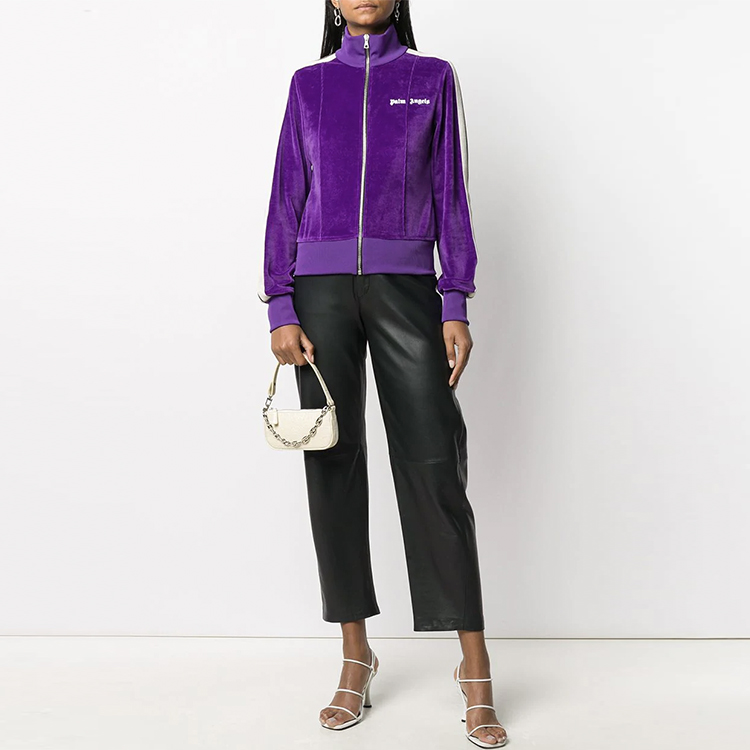PALM ANGELS Женская фиолетовая куртка, Purple — фото 4