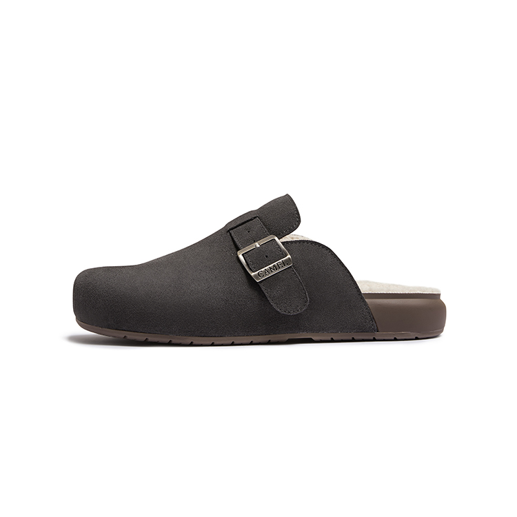 

Закрытые тапочки мужские CAMEL, черный серый