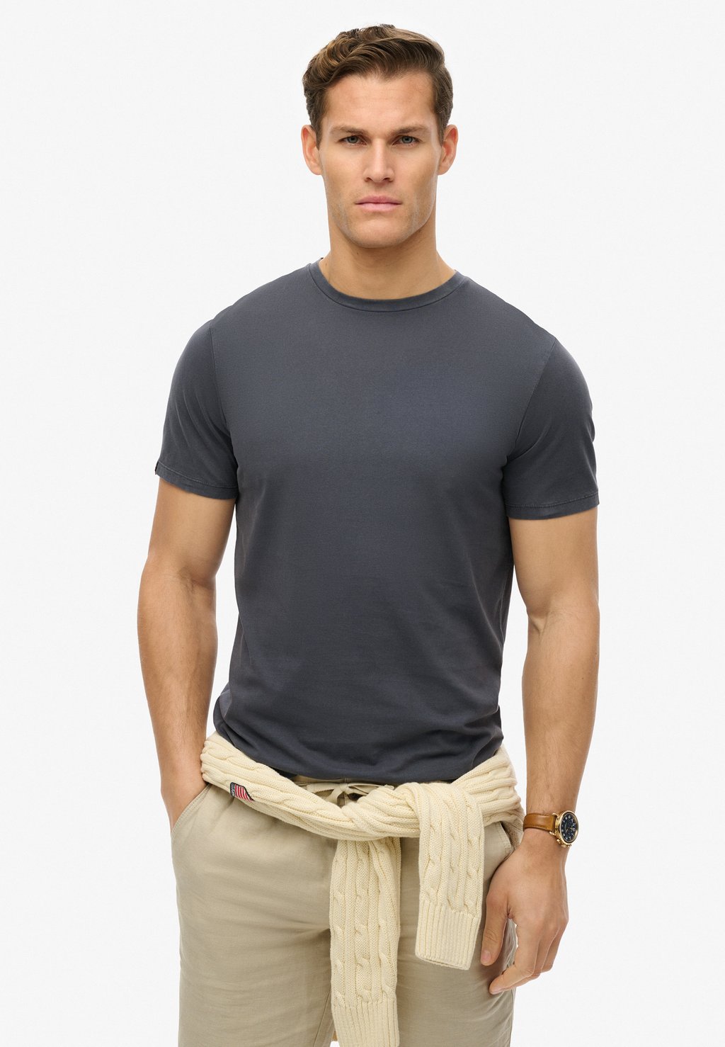 

Базовая футболка ESSENTIAL Superdry, синий