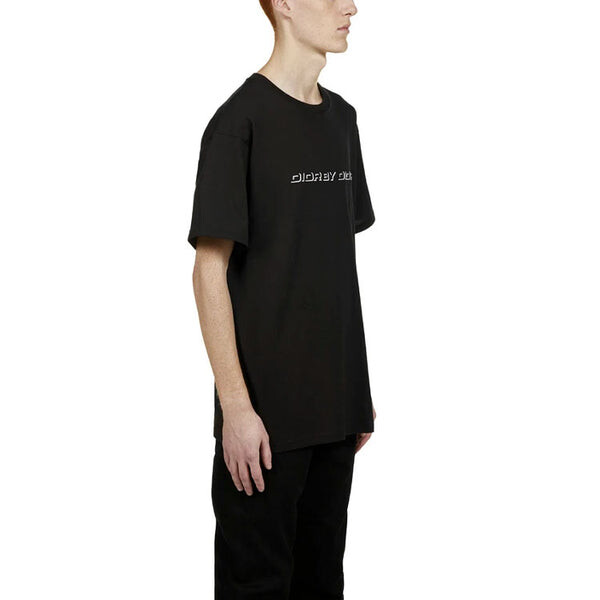 Футболка homme embroidered logo printing short sleeve black Dior, черный — фото 3