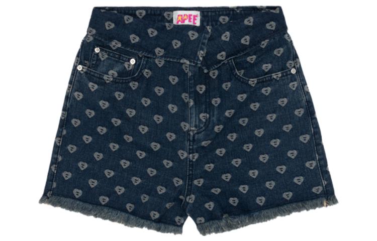 

Bape SS23 APEE By Denim Shorts Women's Dark Blue A Bathing Ape