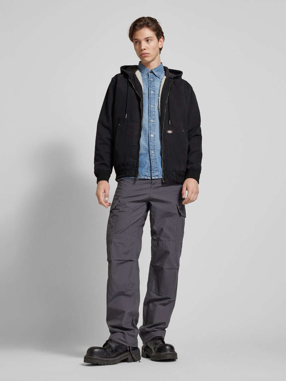 

Куртка с капюшоном Dickies, черный