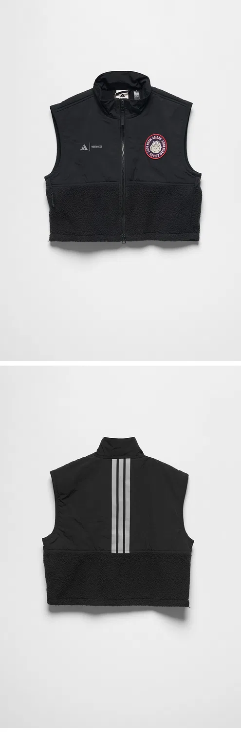 Женский жилет Adidas x Moon Boots чёрного цвета — фото 4