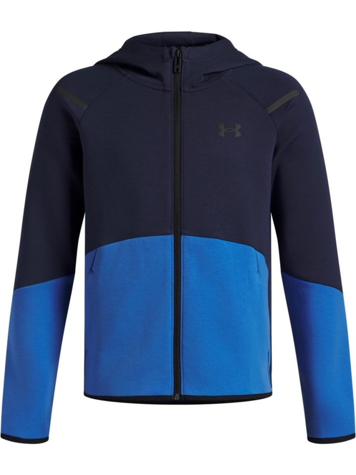 

Флисовая куртка/свитер Unstoppable Fleece Full-Zip синего цвета Under Armour