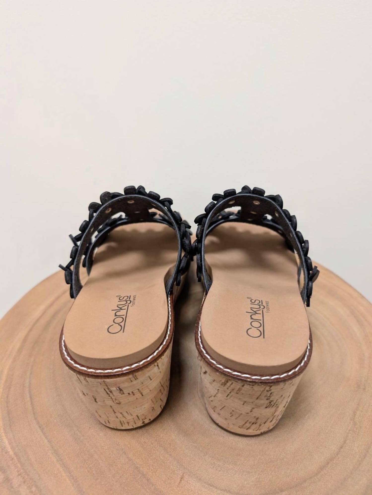 Женские туфли-лодочки Mic Drop на платформе в черном цвете Corkys Footwear — фото 3