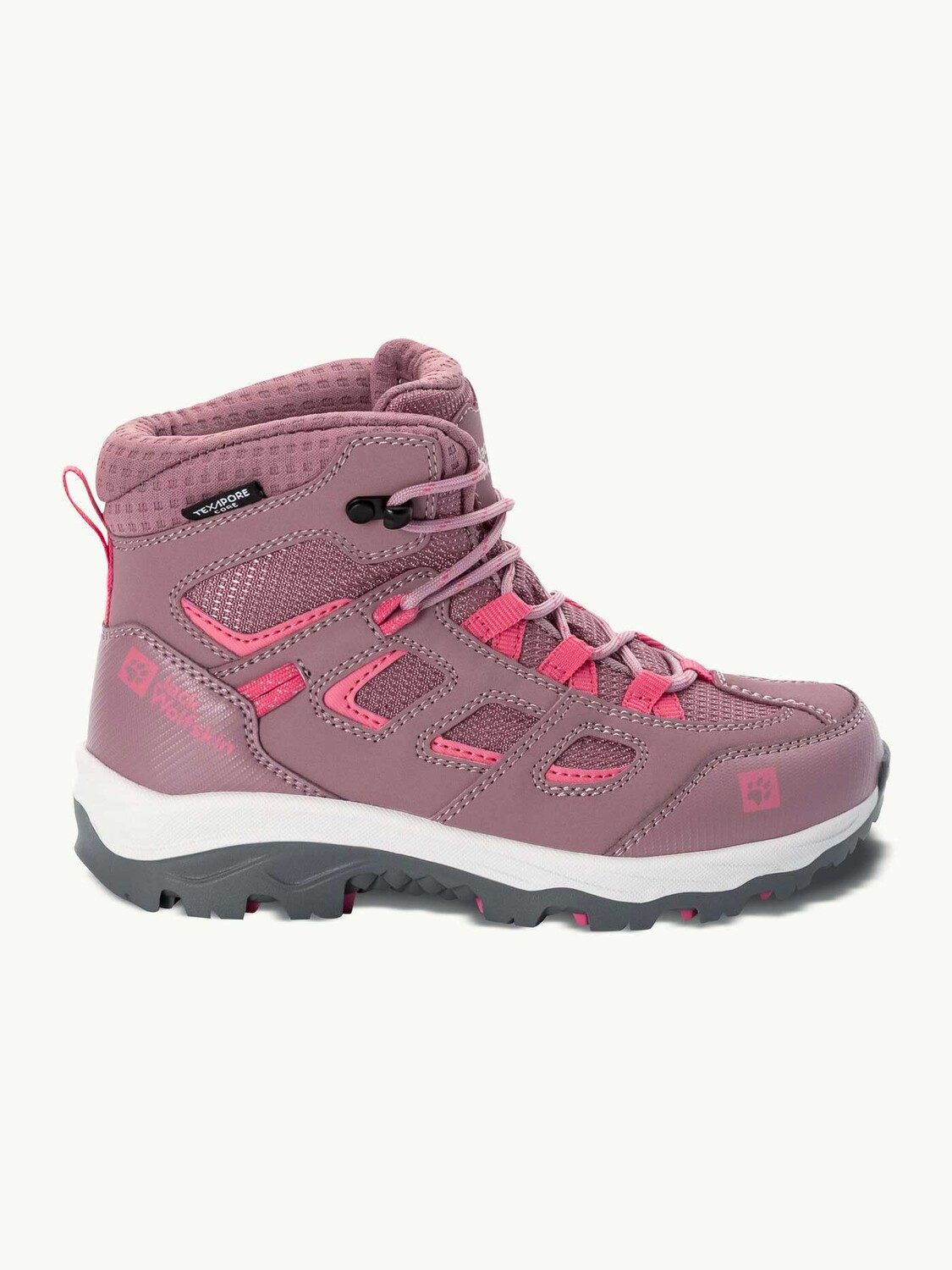 

Походные ботинки Jack Wolfskin VOJO TEXAPORE MID K, розовый
