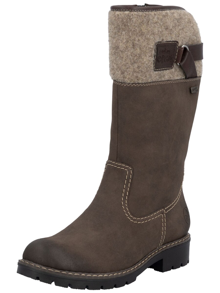 Классические ботинки Rieker, Brown/Dark brown