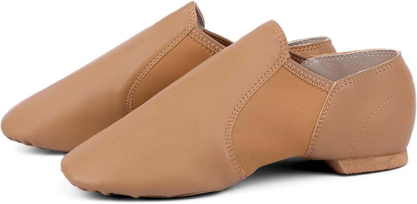 

Танцевальные джазовые туфли из телячьей кожи для женщин и мужчин Asyusyu, коричневый