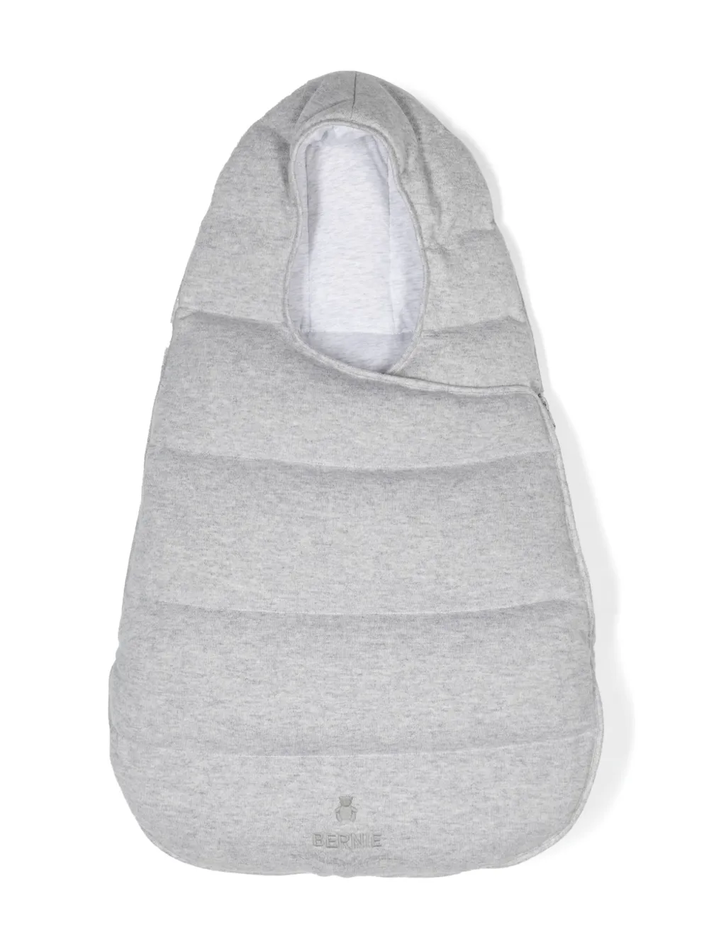 Конверт с вышитым логотипом Brunello Cucinelli Kids, серый