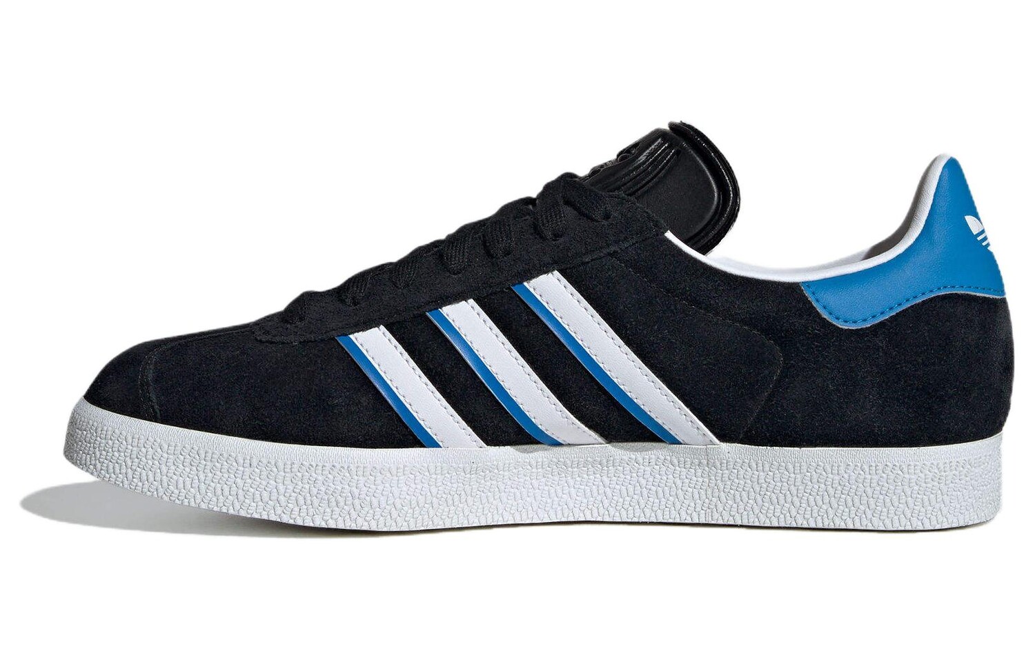 

Кроссовки Adidas Gazelle Core Black Bright Blue, черный/белый