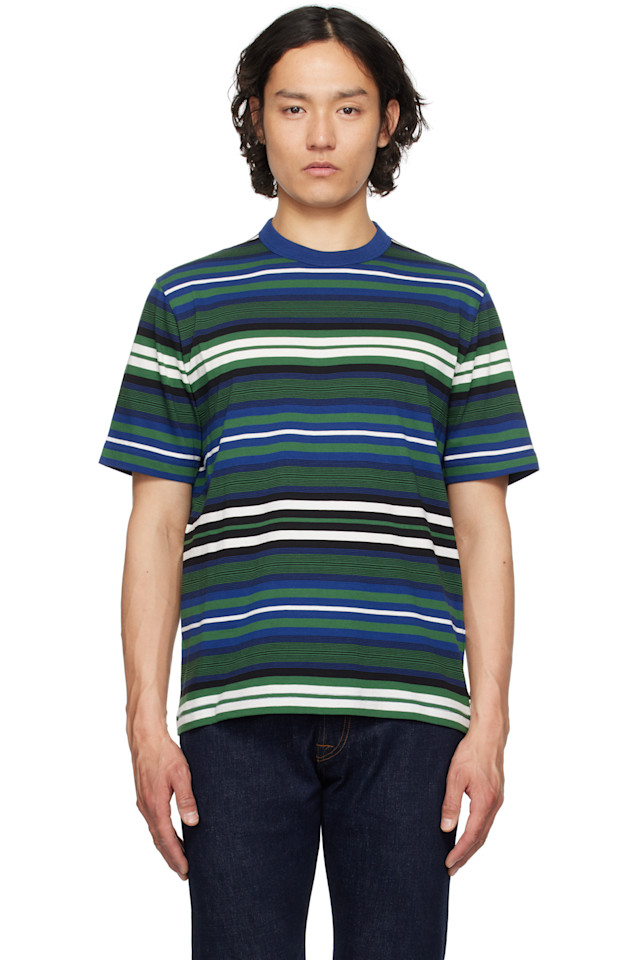 

Полосатая хлопковая футболка Ps By Paul Smith, мультиколор