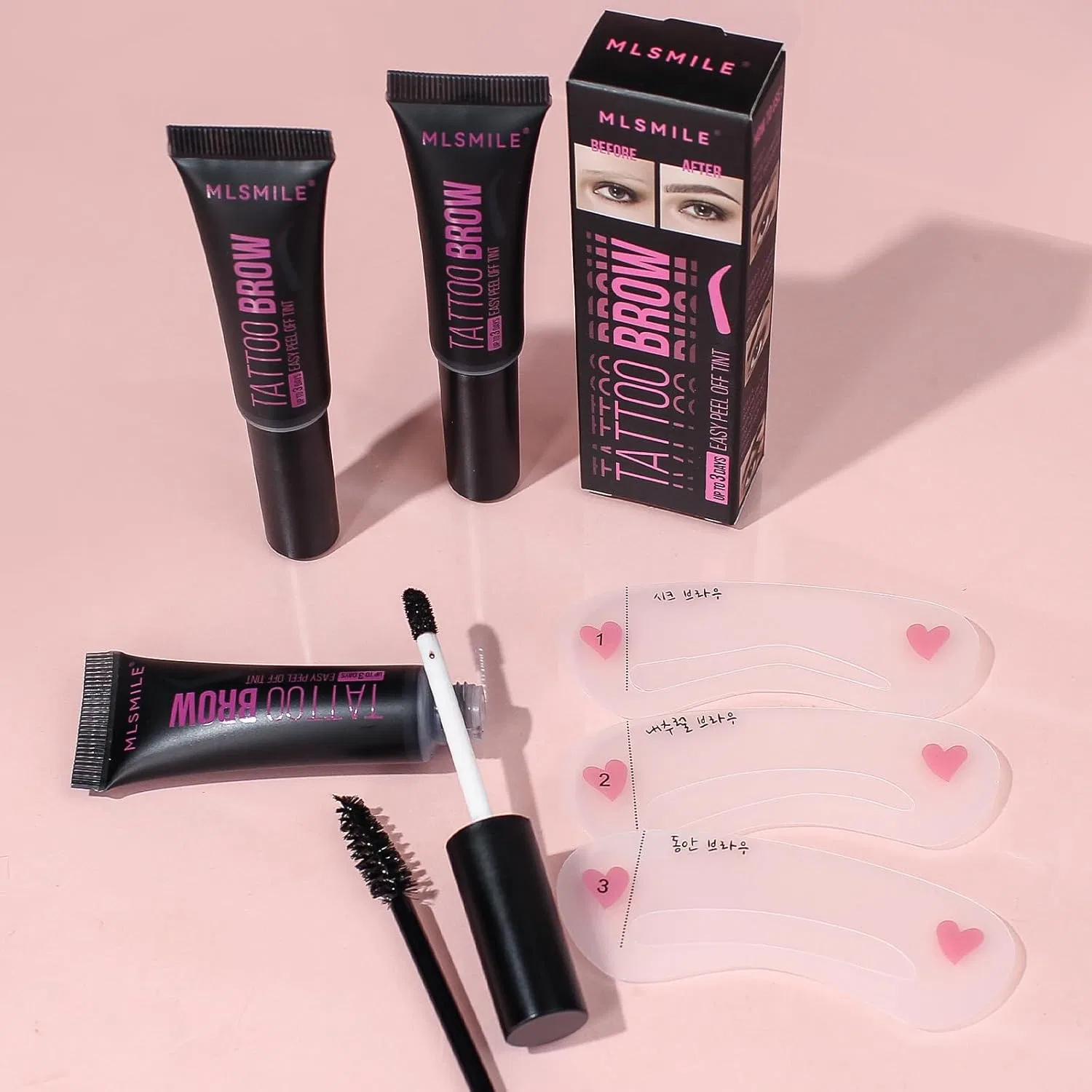 Гель-тинт для бровей Tattoo Brow Peel Off, водостойкий, 3 шт. Beliky Girl — фото 4