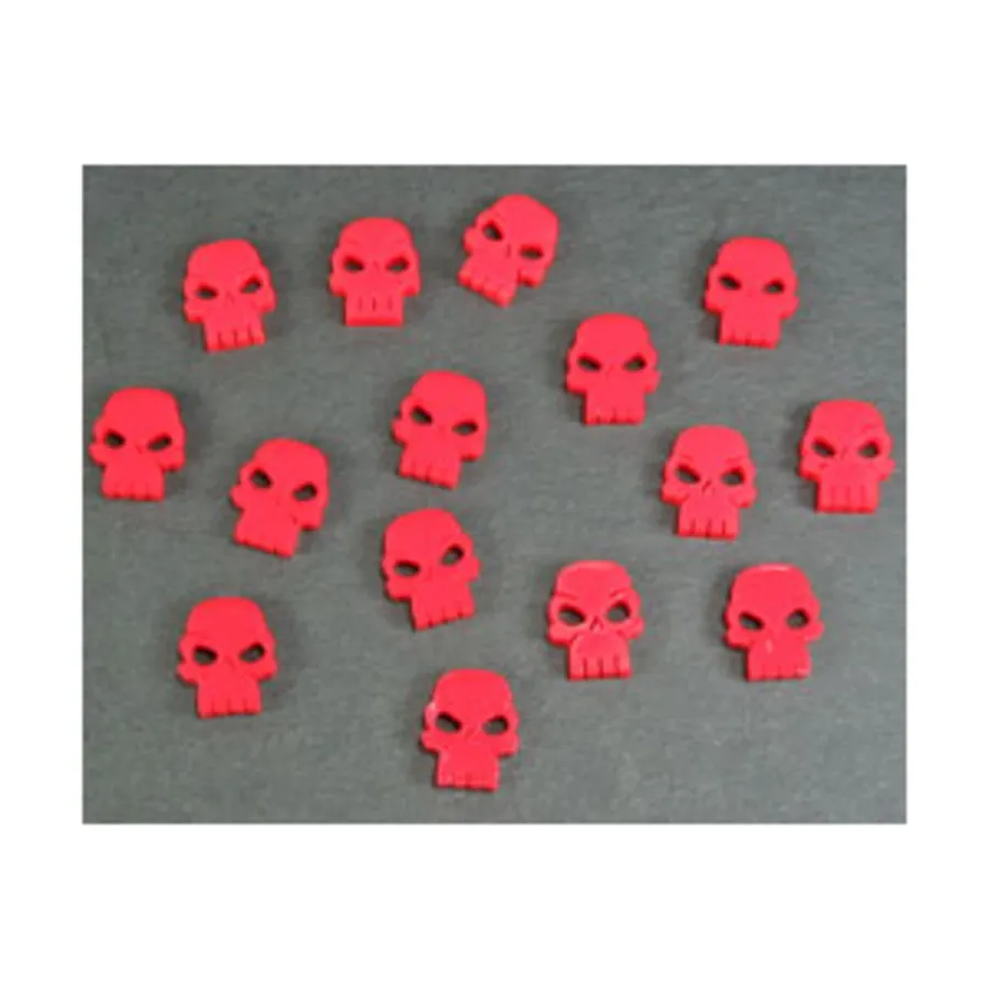 

Жетоны мини-черепов — красные, Token Sets - Skull Tokens (Litko Aerosystems)