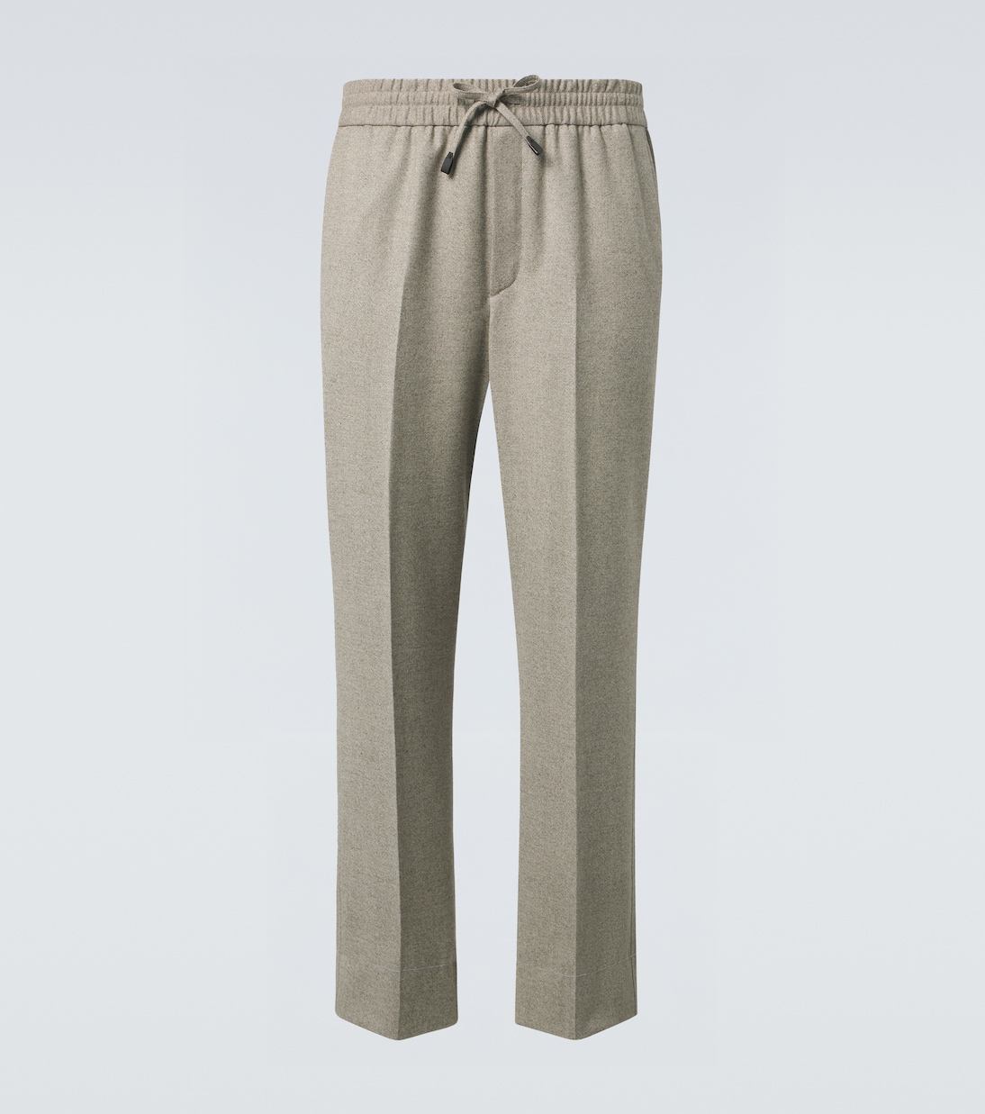 

Зауженные брюки из шерстяной фланели Asolo Brioni, Rope