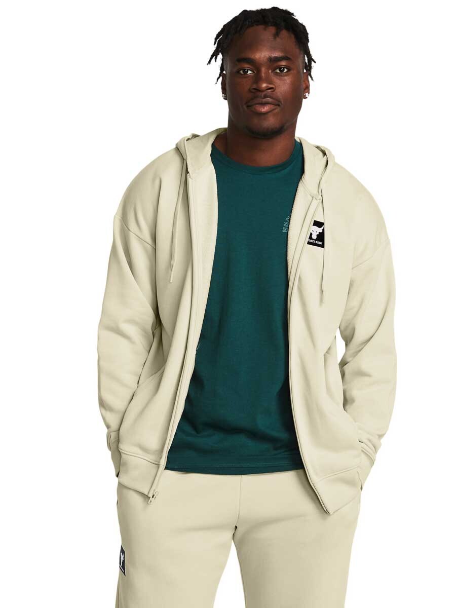 

Толстовка Under Armour Pjt Rock 6M Hwt Terry FZ, серый