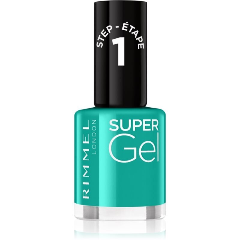 

Гибридный лак для ногтей Rimmel Super Gel без использования УФ/LED абажура 098 Never Blue With You 12 мл