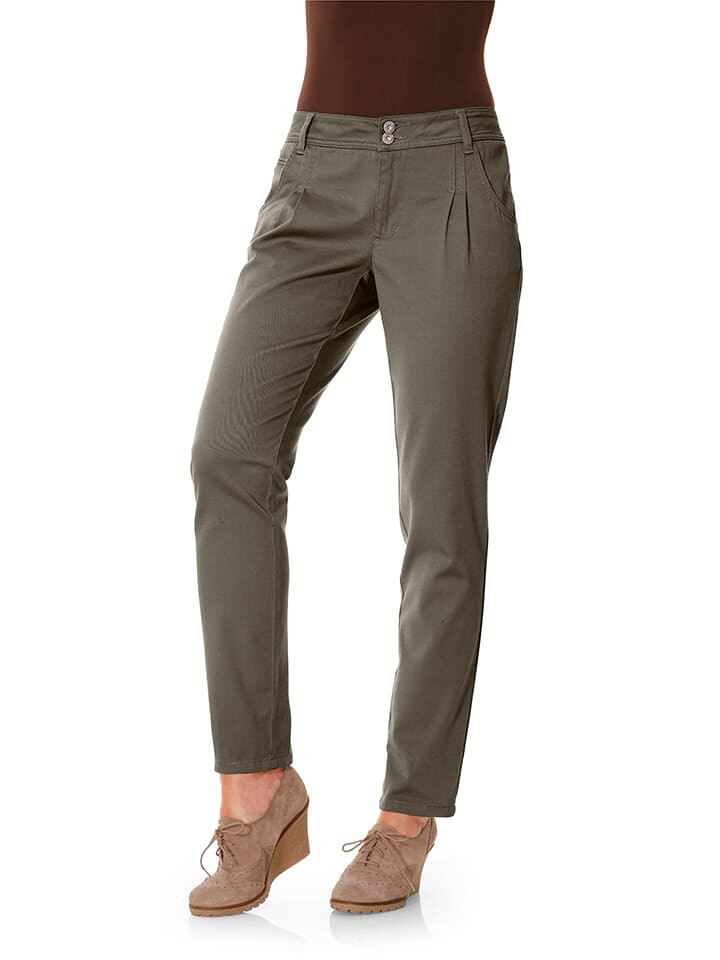 

Тканевые брюки Heine Chino, хаки