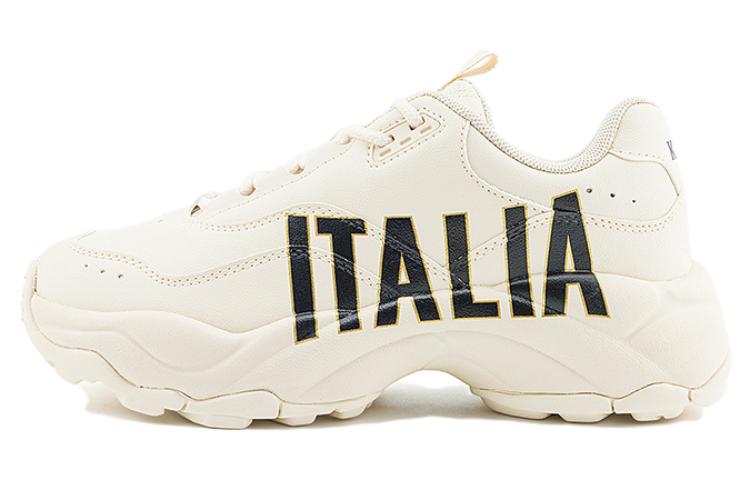 

Kappa Амортизирующие нескользящие массивные кроссовки унисекс бежево-черные, цвет Beige Black