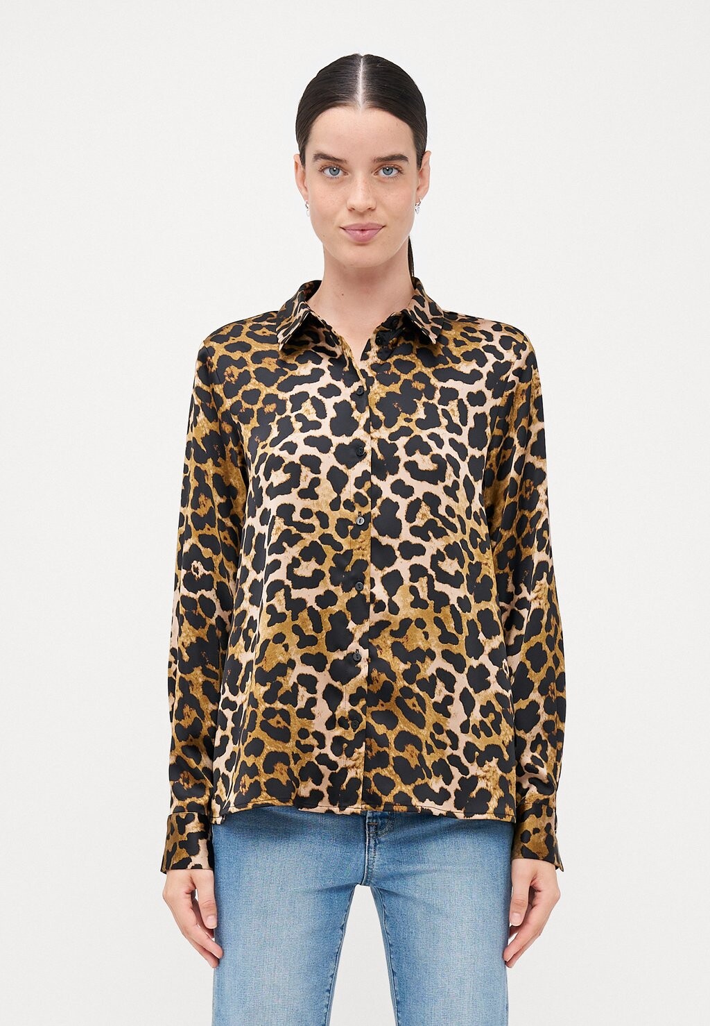 

Блузка на пуговицах ONLELMA LOOSE SHIRT ONLY Tall, молочный