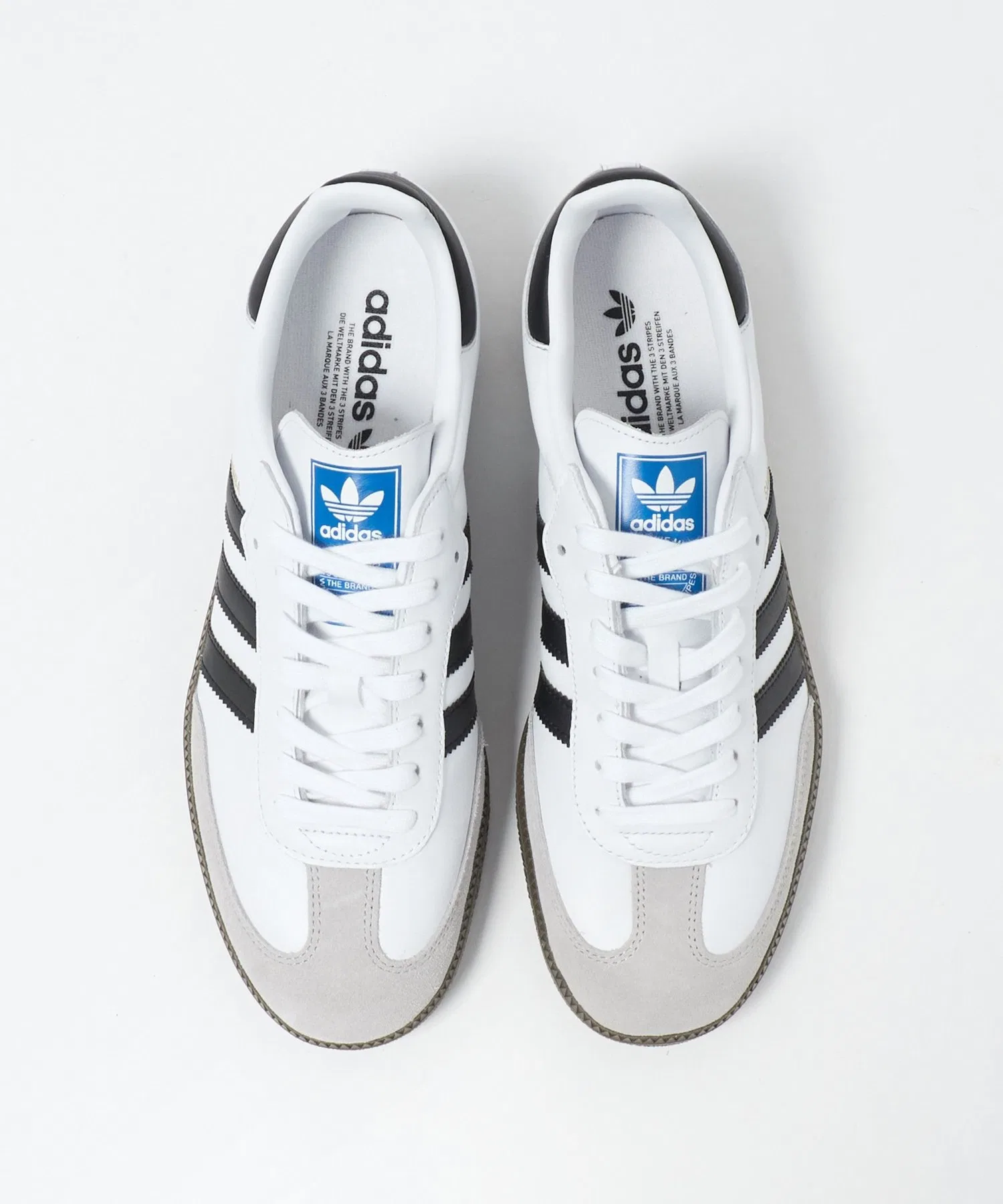 Мужские кроссовки adidas Originals Samba OG белые — фото 3
