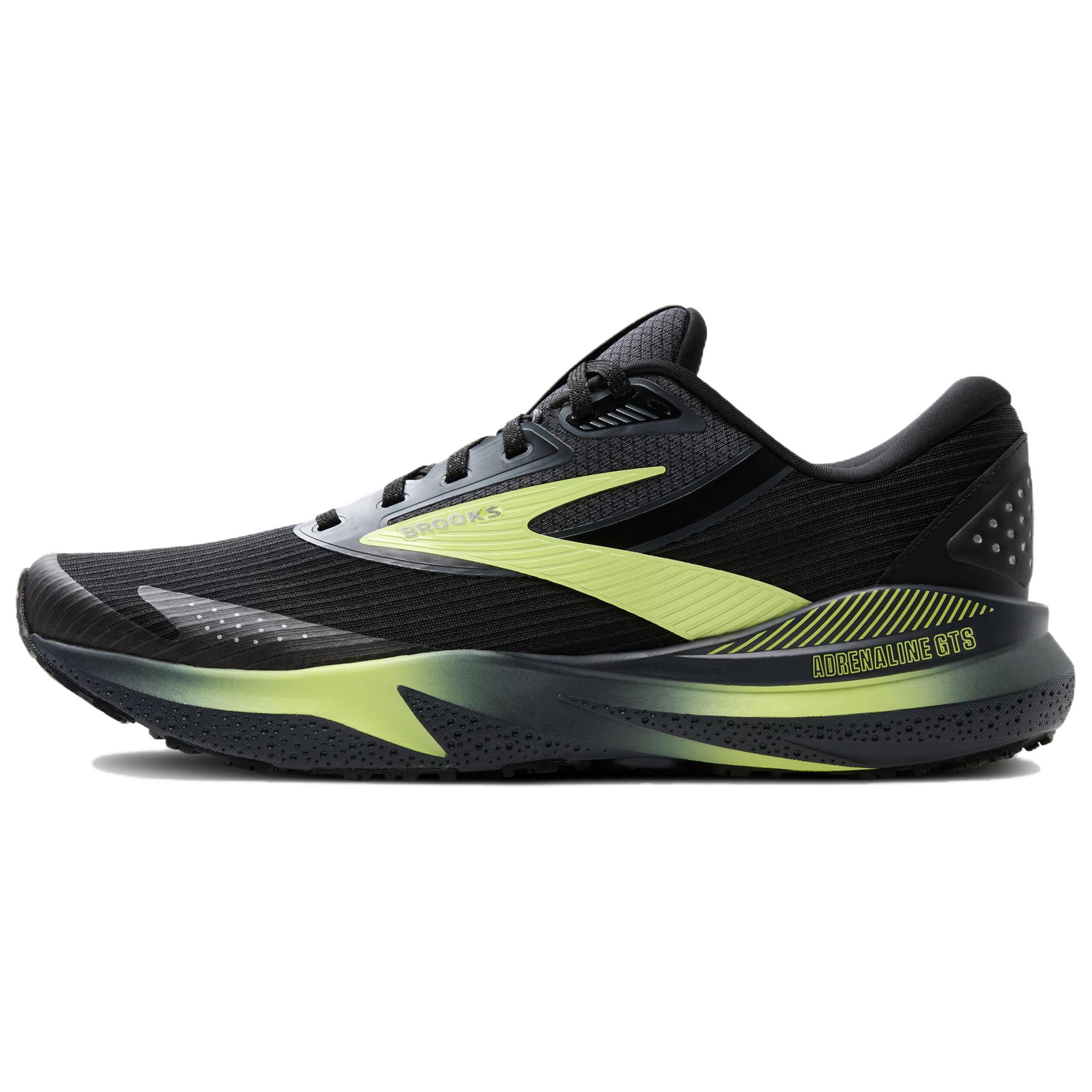 

Brooks Adrenaline GTS 24 износостойкие и waterproof низкие повседневные кроссовки для бега мужские black
