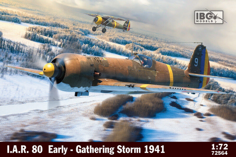 

Пластиковая модель И.А.Р. 80 Ранний - Надвигается буря 1941 1/72 IBG Models