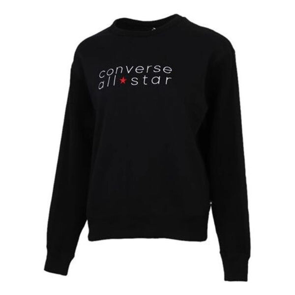 

Свитер all star sweater 'black' Converse, черный